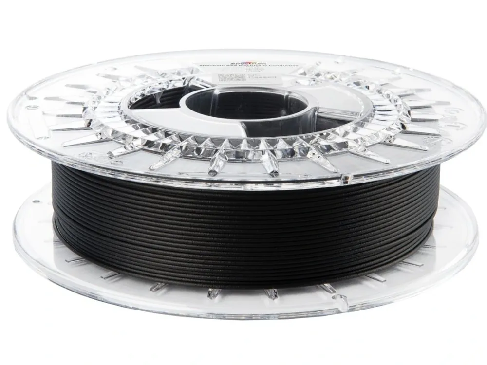 Cenově Výhodný ASA elektricky vodivý filament 1,75 mm Spectrum 0,75 kg černý