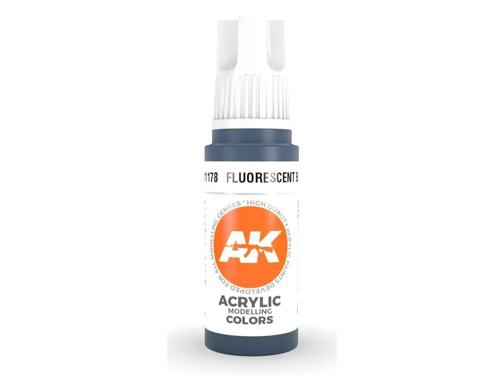 AK Interactive akrylová barva 3Gen AK11178 Fluorescent Blue 17 ml Nová Kolekce