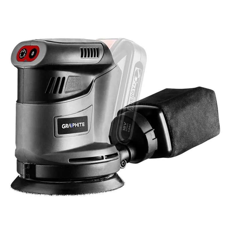 Značkový 58G014 aku excentrická bruska Energy+ 18V, Li-Ion, 125 mm, bez baterie