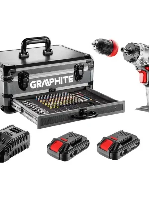 58G022-PS15 aku šroub. 58G022 v AL kufru + přísluš. 109ks Graphite Energy+ Cenově Výhodný