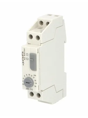 1008146 Automat schodišťový PALADIN 284210, elektron., 1mod., 0,5-20min, 16A, šedý, na DIN lištu Jen Po Omezenou Doba