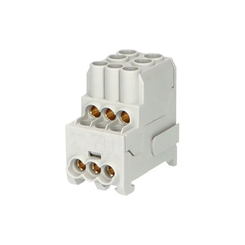 Kup Teď 1003164 Blok pro rozdělení fází UVB 100 L, 1pól., 101A, 1000V, šedý, na DIN