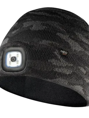 81-632 Čepice Premium s LED světlem 180lm, maskáčová Cenový Hit