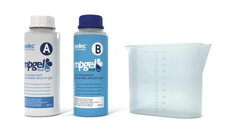 1000551 Gel dvousložkový MPGEL plus-100 (1 litr - 2x láhev 0,5l), zalévací, bez expirace Aktuální