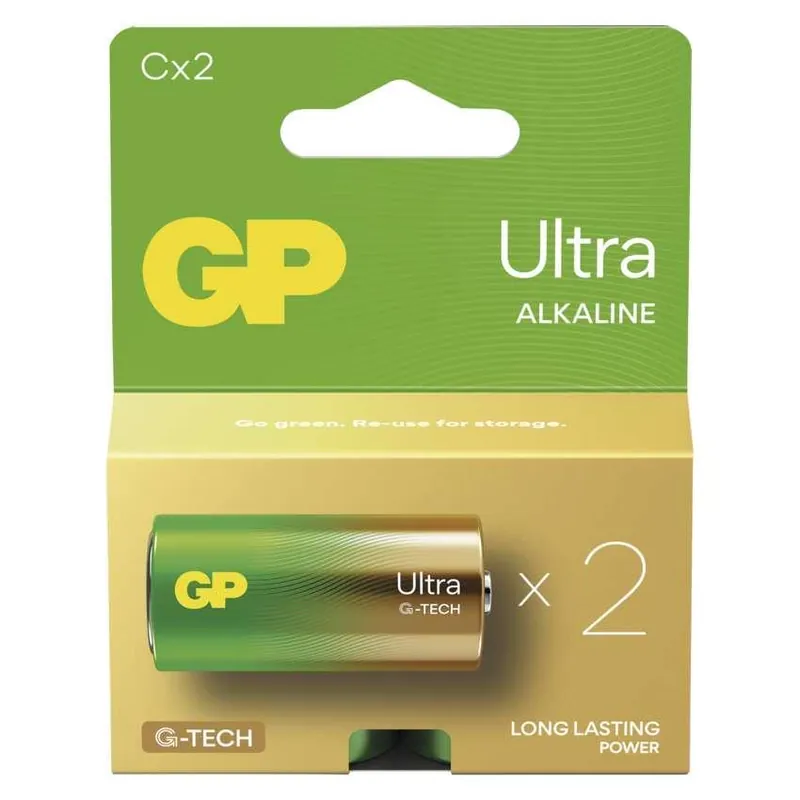 Tovární Cena B02312 GP alkalická baterie ULTRA C (LR14) 2PP
