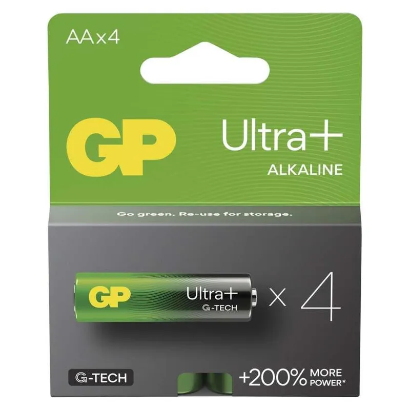 Must-Have B03214 GP alkalická baterie ULTRA PLUS AA (LR6) 4PP MB