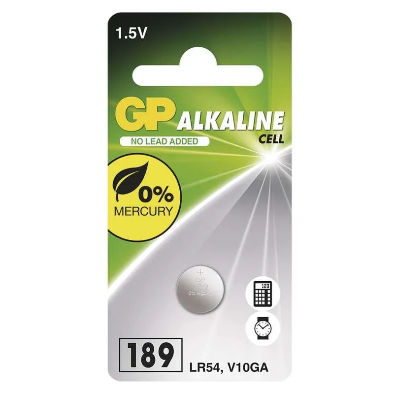 Expresní Doručení B13892 GP alkalická knoflíková baterie 189F (LR54) 1BL
