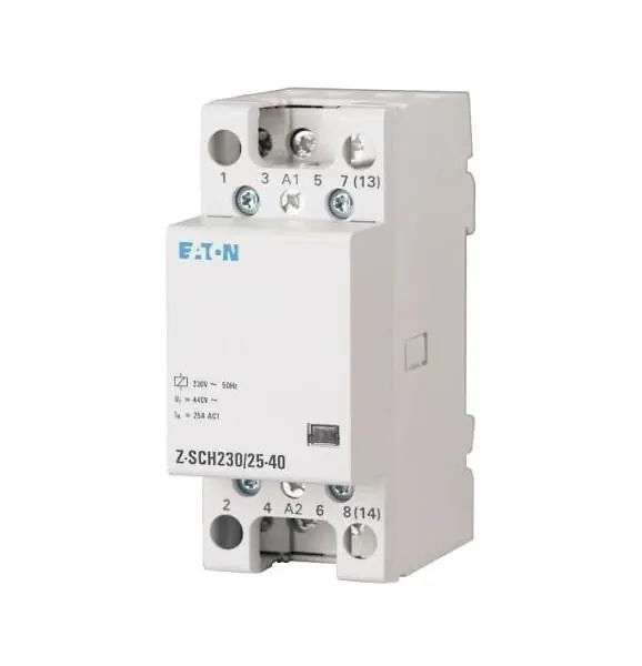 Ověřený Z-SCH230/25-40 Instalační stykač, Uc=230V AC, In=25A, 4zap. kont.