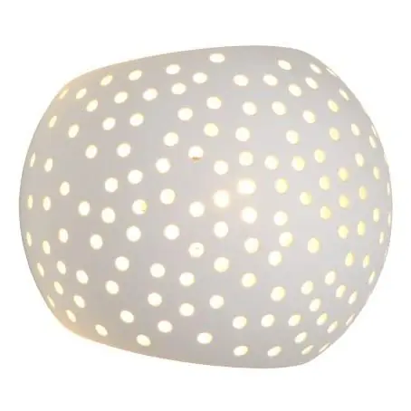 Pouze Dnes LUCIDE SVÍTIDLO 35203/13/31 GIPSY WALL LIGHT ROUND G9 WHITE