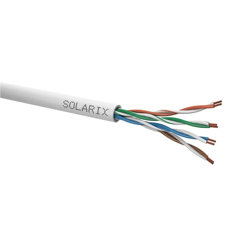 Omezená Nabídka SXKL-5E-UTP-PVC-GY Kabel licna Solarix CAT5E UTP PVC šedý SXKL-5E-UTP-PVC-GY