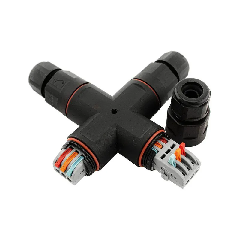 Jen Po Omezenou Doba 4739728 Kabelová spojka IP68, typ X, 3x2,5mm2; 250V, 16A, bezšroubová rychlosvorka