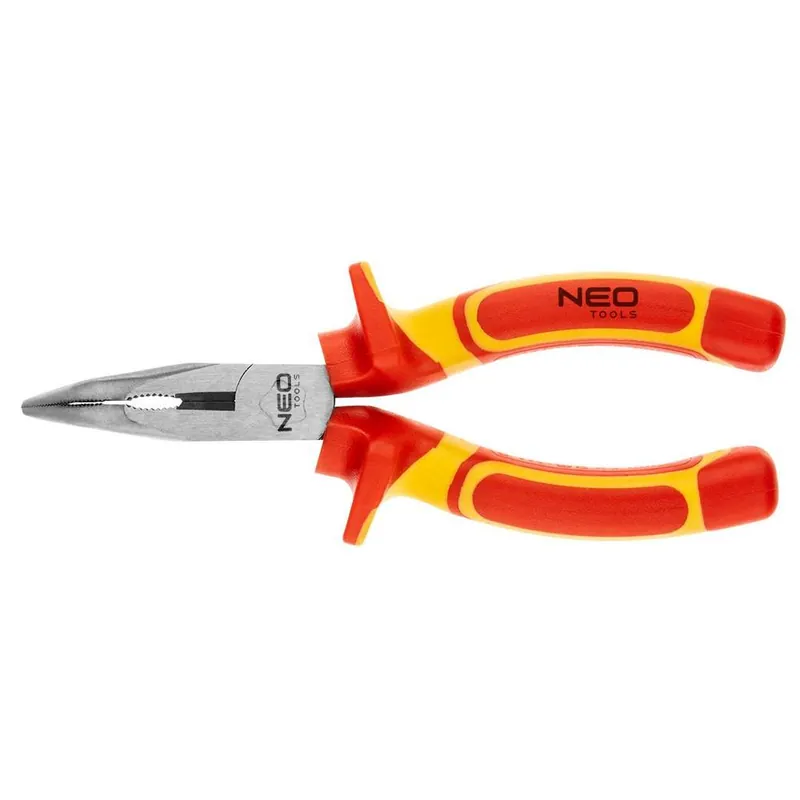 01-227 kleště špičaté zahlé VDE 160mm (6"), crv, polished Jen Po Omezenou Doba