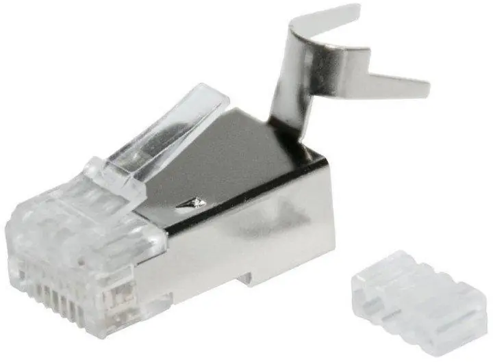 Výhodná Nabídka KRJS45/6ASLD Konektor RJ45 CAT6A STP 8p8c stíněný skládaný na drát KRJS45/6ASLD
