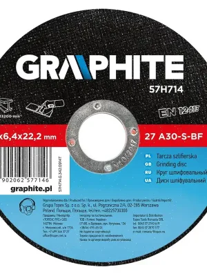 57H714 kotouč brusný na kov, 115 x 6.4 22.2 mm, 27 A30-S-BF Cenový Hit