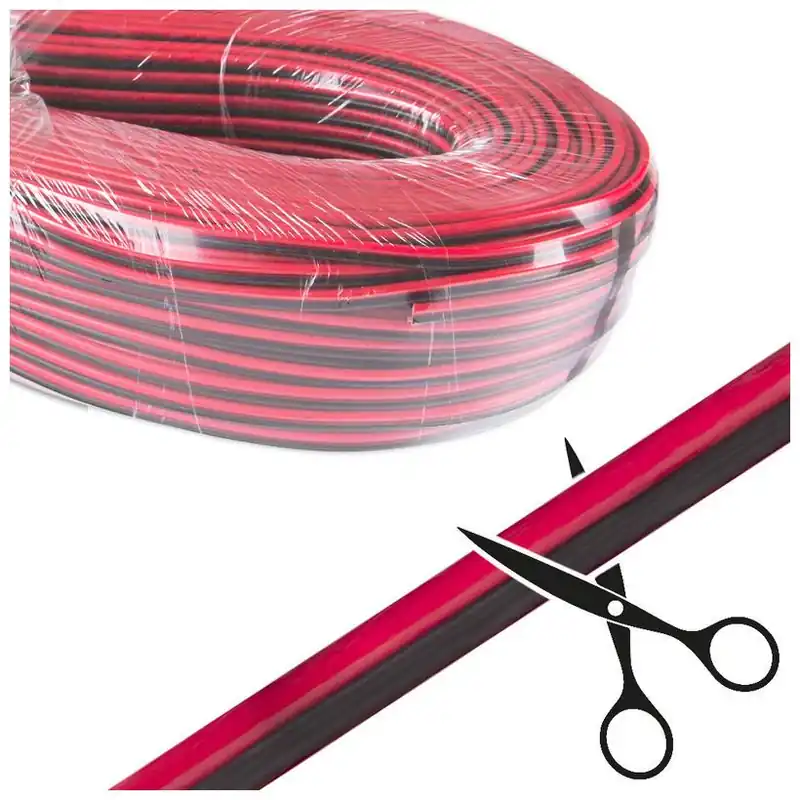 MCLED 2-ŽILOVÝ VODIČ AWG18 ČERVENÁ/ČERNÁ ML-733.006.21.0 Nejlepší Cena