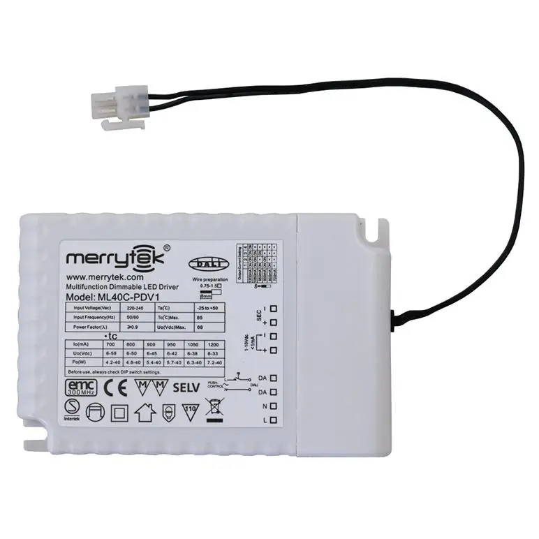 MCLED DRIVER LED 40W 700-1200MA DALI 1-10V ML-419.035.32.0 Aktuální