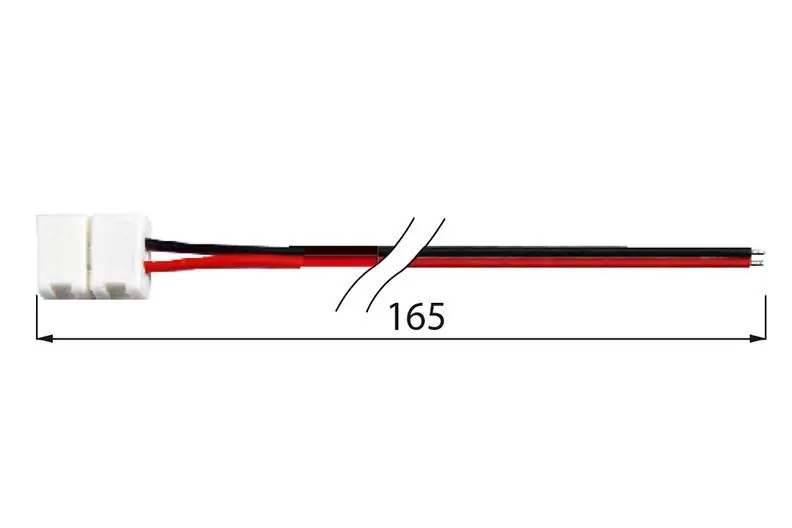 Ověřený MCLED KONEKTOR PŘIPOJ. JEDNOBAREVNÝCH LED PÁSKŮ ŠÍŘE 8MM 2PINY ML-112.003.21.1