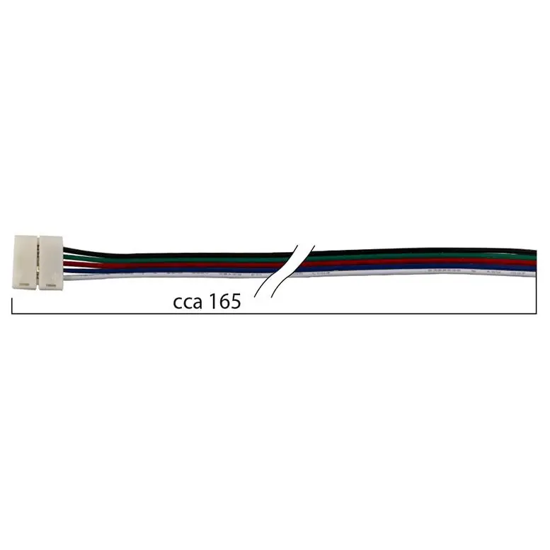 Originální MCLED KONEKTOR PŘIPOJ. RGBW LED PÁSKŮ ŠÍŘE 12MM 5 PINŮ ML-112.003.21.6