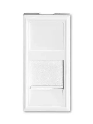 136811-1 Modul zásuvkový 22,5x45 mm, pro 1x RJ45, se záclonkou Akce