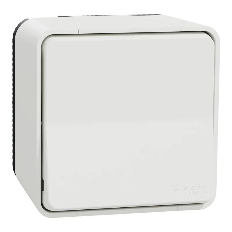 Akce MUR39026 Mureva Styl - Kompletní tlačítko řazení 1/0, IP55, povrchové, Bílé