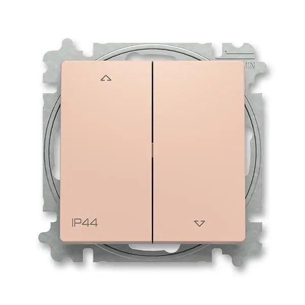 Nová Kolekce 3559T-A88940 242 Ovládač žaluziový, s krytem, řazení 1/0+1/0, IP44