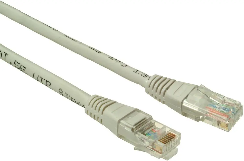 C5E-155GY-1MB Patch kabel CAT5E UTP PVC 1m šedý non-snag-proof C5E-155GY-1MB Speciální Cena