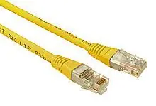 Nejprodávanější C5E-155YE-1MB Patch kabel CAT5E UTP PVC 1m žlutý non-snag-proof C5E-155YE-1MB