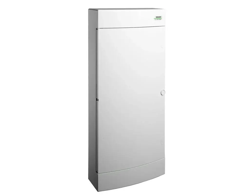 Sezónní Sleva PNS 48W Plastová rozvodnice, bílé dveře, montáž na omítku, IP40, 4 řady, 4x12 modulů