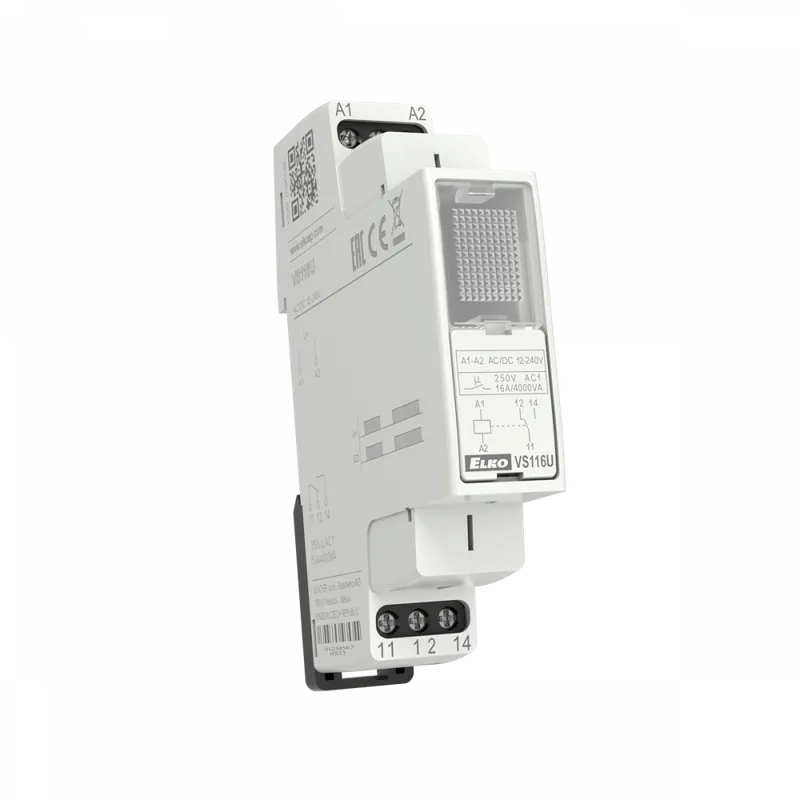 Aktuální VS116U/zelená Pomocné relé 16 A, 12–240 V AC/DC, zelená LED