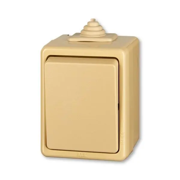 Autentický 3553-07929 D Přepínač křížový, řazení 7, IP44