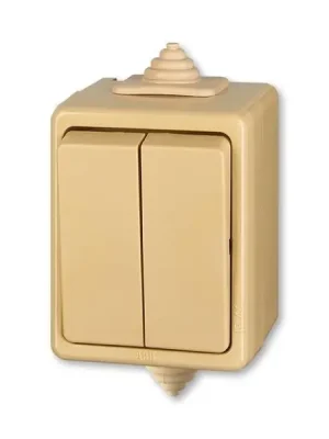 Expresní Doručení 3553-52929 D Přepínač střídavý dvojitý, řazení 6+6, IP44
