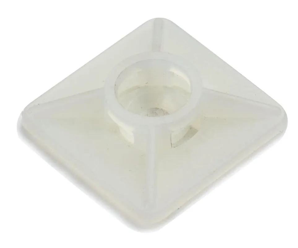 181384 Příchytka vázací pásky bílá 27 x 27 mm Oblíbený