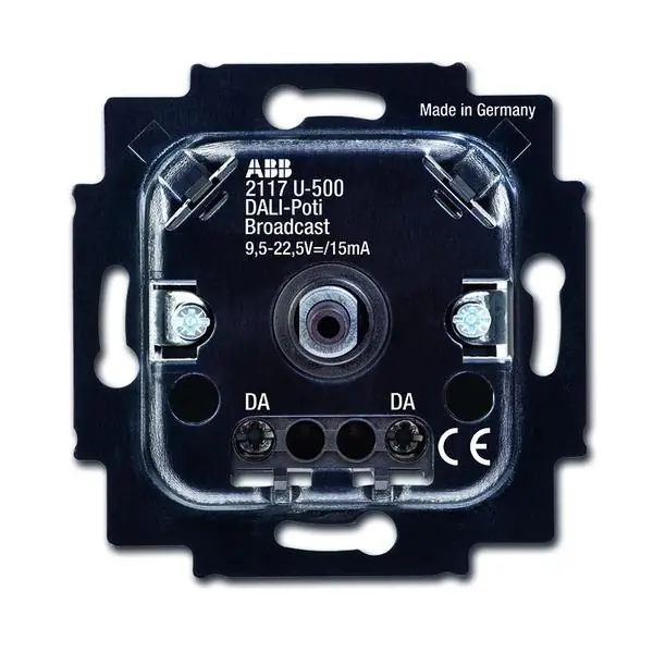 2CKA006599A2987 Přístroj potenciometru DALI pro tlač. spínání a otoč. ovl. (2117 U-500) Akce